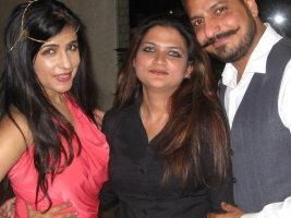 With Shibani Kashap and Daksh Oberoi
