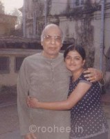 With Ustad Vilayat Khansaheb
