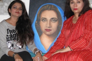 With Salma Aghaa ji